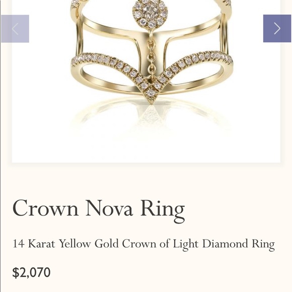 Crown of light diamond nova ring - Picture 2 of 3